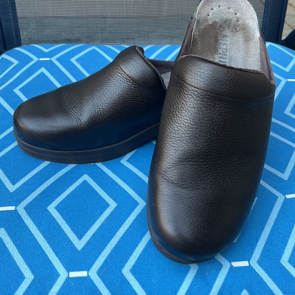 mephisto clogs brown 38 us size 8